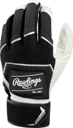 Baseball Equipment 33 Rawlings Workhorse Adult Baseball Batting Gloves WH22BG