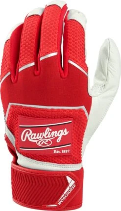 Rawlings Workhorse Adult Baseball Batting Gloves WH22BG -Baseball Equipment rawlings workhorse adult baseball batting gloves wh22bg 30